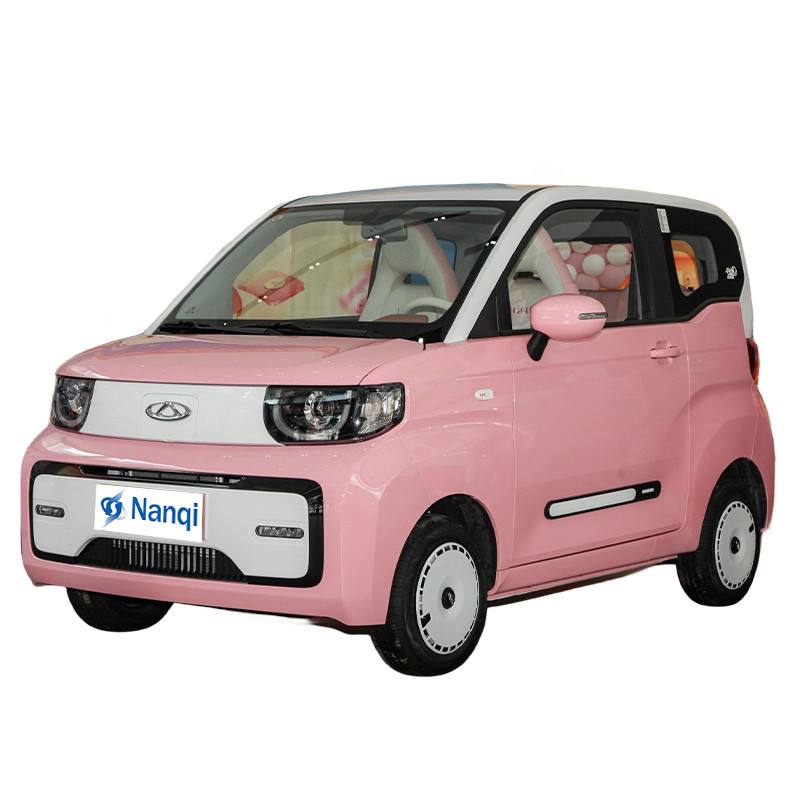 Mini 4 asientos Chery QQ helado EV coche eléctrico puro vehículos de nueva energía