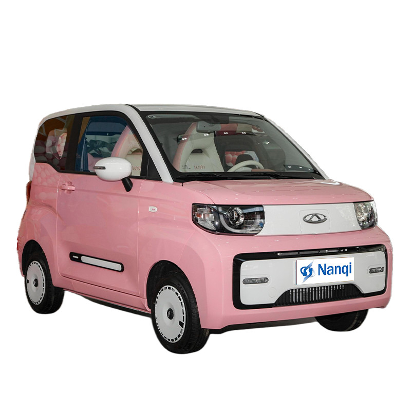 Mini 4 asientos Chery QQ helado EV coche eléctrico puro vehículos de nueva energía